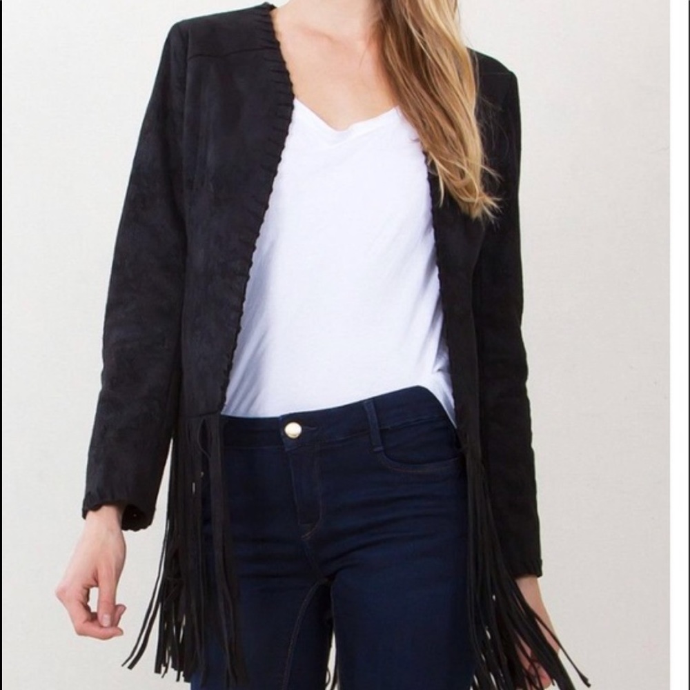 Sugar + Lips Faux Leather Jacket